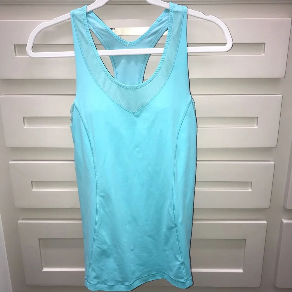 Lululemon Tone It Tank Angel Blue 6 - Picture 5 of 8